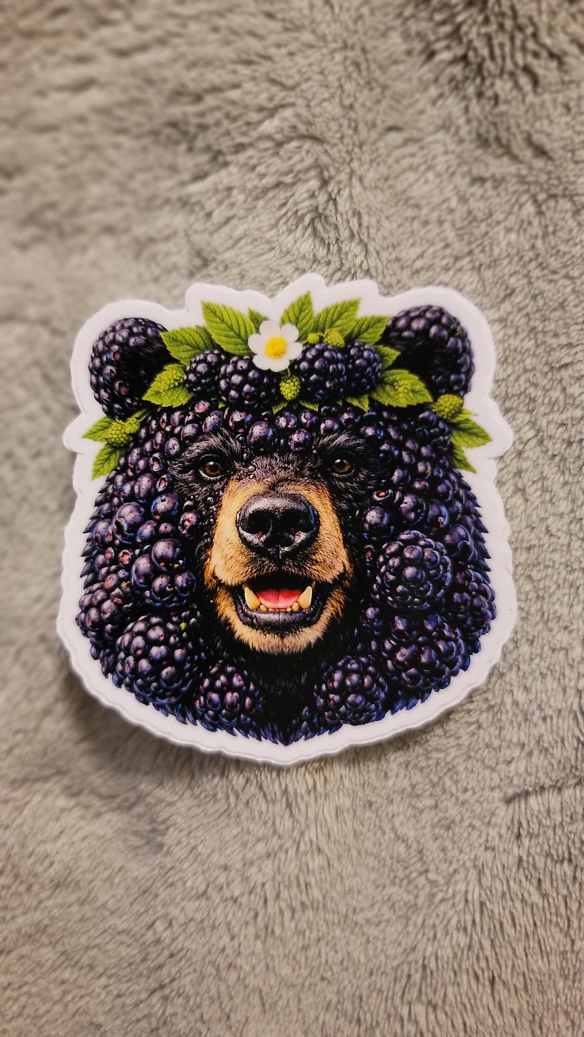 blackBEARy vinyl sticker