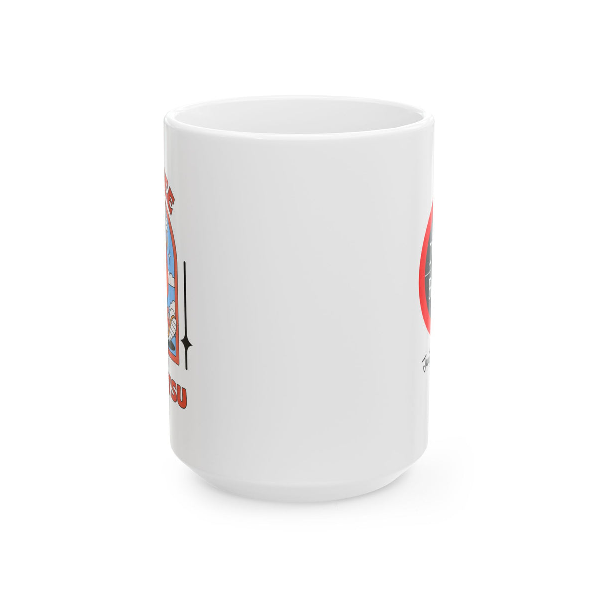 Jiu Jitsu then Coffee mug