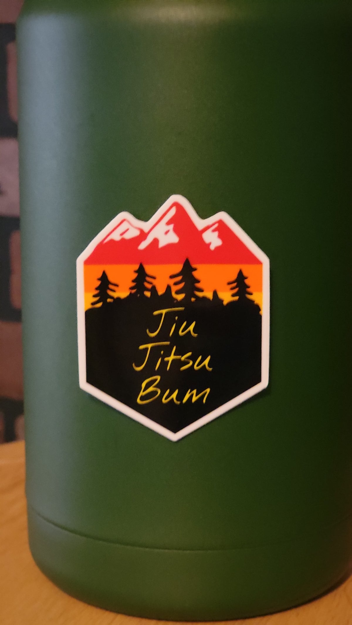 Sunset mountain- vinyl sticker