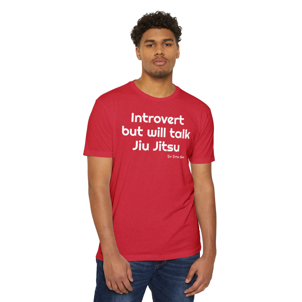 Introvert Jiu Jitsu Unisex CVC Jersey T-shirt