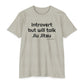 Introvert Jiu Jitsu Unisex CVC Jersey T-shirt