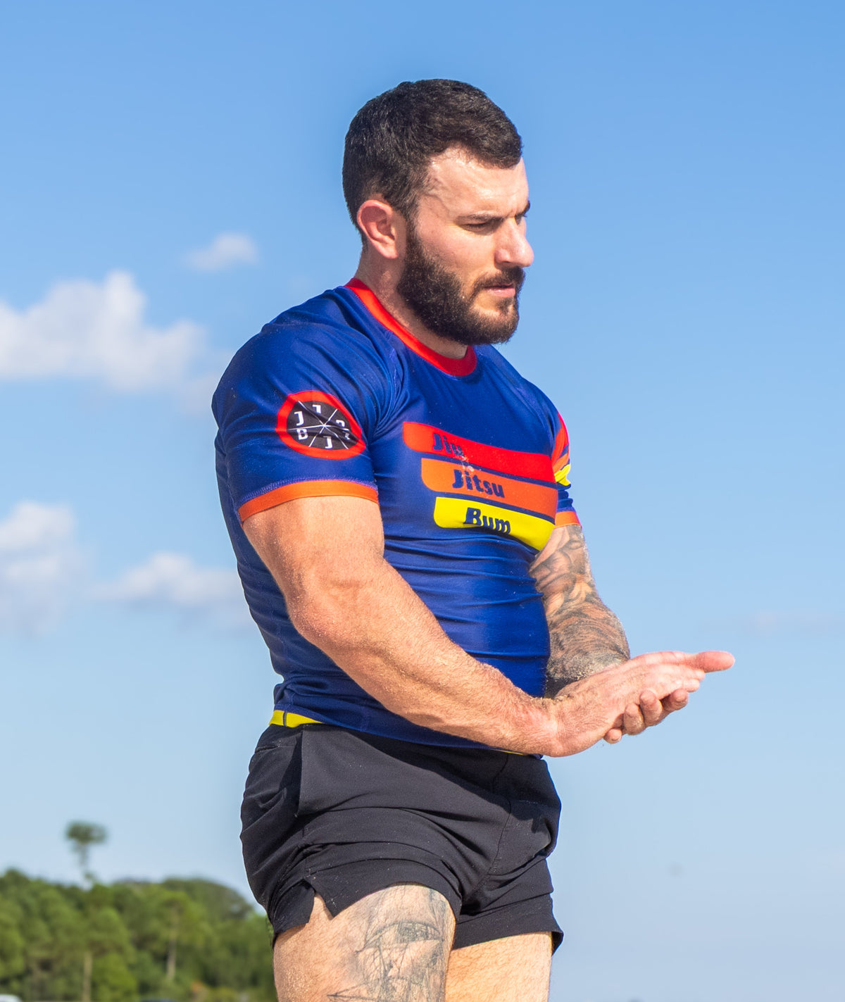 Retro Rash Guard