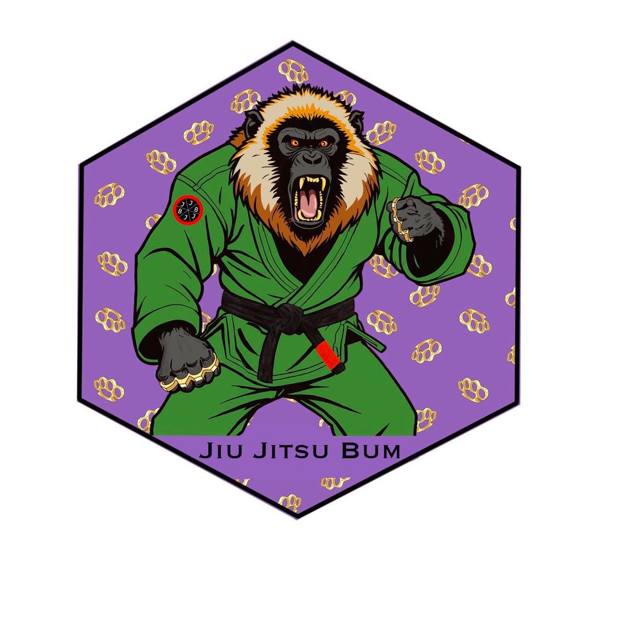 Goon Boon Brass Knucks - vinyl sticker
