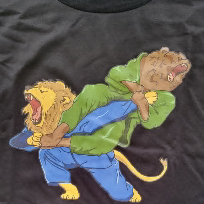 Bear v Lion Tee
